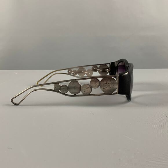 CHRISTIAN ROTH Black Silver Acetate Titanium Sunglasses main image 4